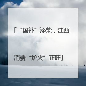 “国补”添柴，江西消费“炉火”正旺