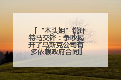 “木头姐”锐评特马交锋：争吵揭开了马斯克公司有多依赖政府合同