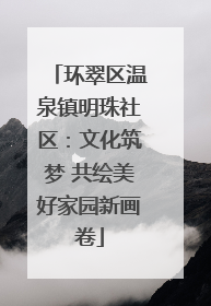 环翠区温泉镇明珠社区：文化筑梦 共绘美好家园新画卷
