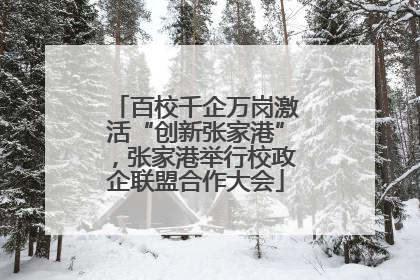 百校千企万岗激活“创新张家港”，张家港举行校政企联盟合作大会