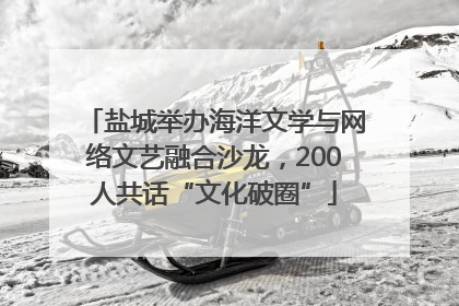 盐城举办海洋文学与网络文艺融合沙龙，200人共话“文化破圈”