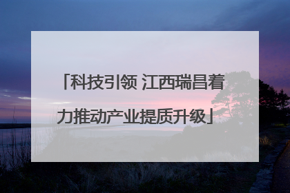 科技引领 江西瑞昌着力推动产业提质升级