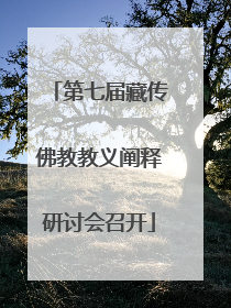 第七届藏传佛教教义阐释研讨会召开