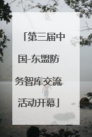 第三届中国-东盟防务智库交流活动开幕