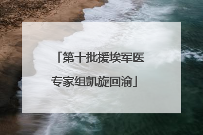 第十批援埃军医专家组凯旋回渝