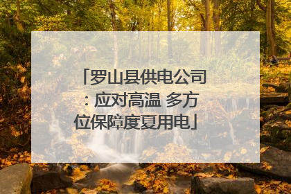 罗山县供电公司：应对高温 多方位保障度夏用电