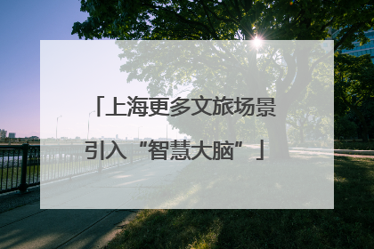 上海更多文旅场景引入“智慧大脑”