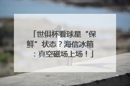 世俱杯看球星“保鲜”状态？海信冰箱：真空磁场上场！