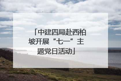 中建四局赴西柏坡开展“七一”主题党日活动