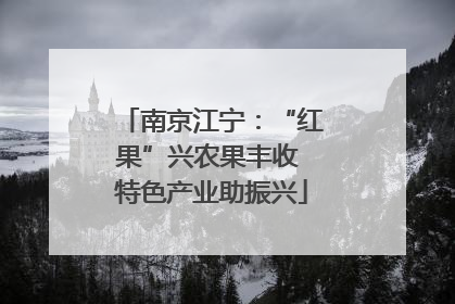 南京江宁：“红果”兴农果丰收 特色产业助振兴