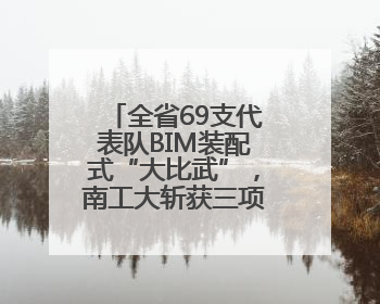全省69支代表队BIM装配式“大比武”，南工大斩获三项特等奖