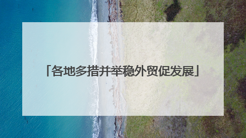 各地多措并举稳外贸促发展
