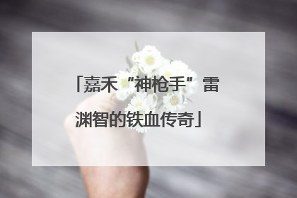 嘉禾“神枪手”雷渊智的铁血传奇