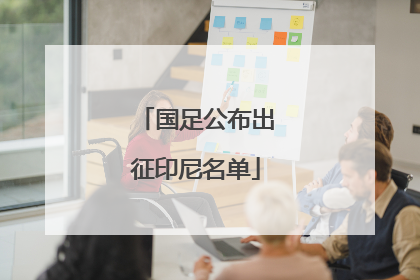 国足公布出征印尼名单