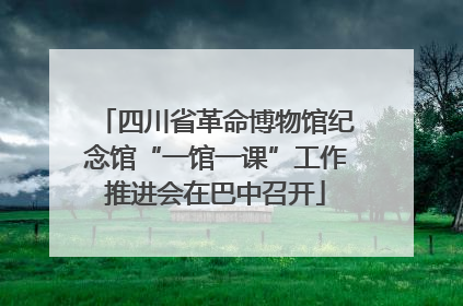 四川省革命博物馆纪念馆“一馆一课”工作推进会在巴中召开