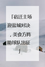 宿迁主场迎盐城对决，美食方阵助球队出征