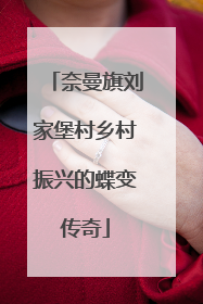 奈曼旗刘家堡村乡村振兴的蝶变传奇