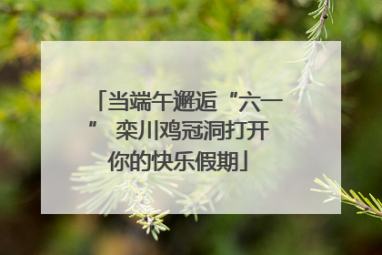 当端午邂逅“六一” 栾川鸡冠洞打开你的快乐假期