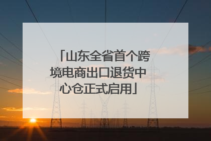 山东全省首个跨境电商出口退货中心仓正式启用