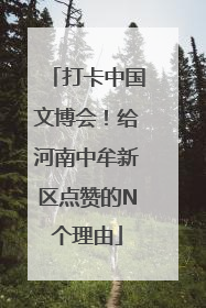 打卡中国文博会！给河南中牟新区点赞的N个理由