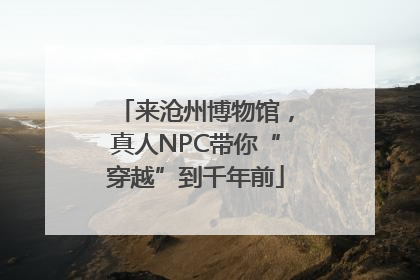 来沧州博物馆，真人NPC带你“穿越”到千年前