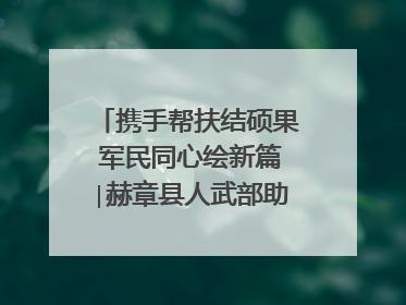 携手帮扶结硕果 军民同心绘新篇∣赫章县人武部助力大凉山村阔步乡村振兴路