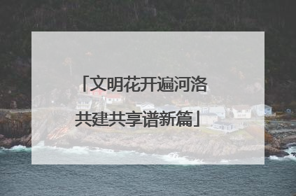 文明花开遍河洛 共建共享谱新篇