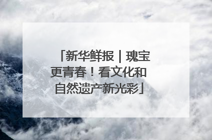 新华鲜报｜瑰宝更青春！看文化和自然遗产新光彩