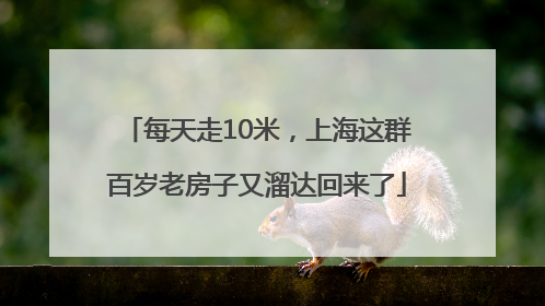 每天走10米，上海这群百岁老房子又溜达回来了