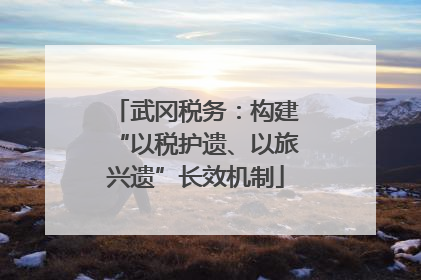 武冈税务：构建“以税护遗、以旅兴遗”长效机制