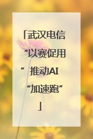 武汉电信“以赛促用”推动AI“加速跑”