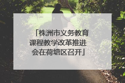 株洲市义务教育课程教学改革推进会在荷塘区召开