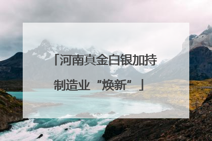 河南真金白银加持制造业“焕新”
