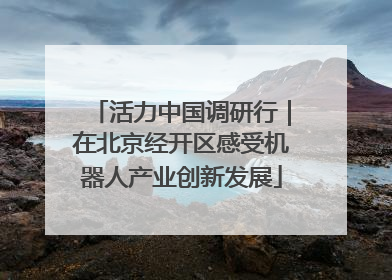 活力中国调研行｜在北京经开区感受机器人产业创新发展