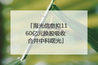 海光信息拟1160亿元换股吸收合并中科曙光