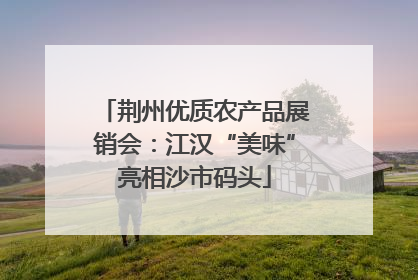 荆州优质农产品展销会：江汉“美味”亮相沙市码头