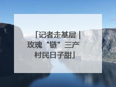 记者走基层｜玫瑰“链”三产 村民日子甜