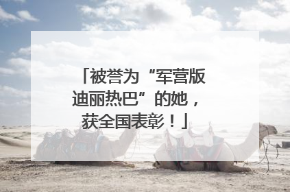 被誉为“军营版迪丽热巴”的她，获全国表彰！