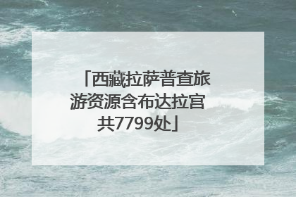 西藏拉萨普查旅游资源含布达拉宫共7799处