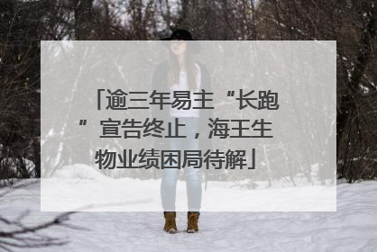 逾三年易主“长跑”宣告终止，海王生物业绩困局待解
