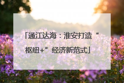 通江达海：淮安打造“枢纽+”经济新范式
