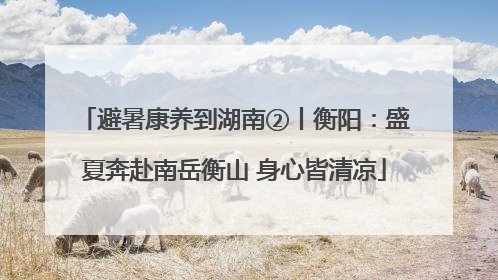 避暑康养到湖南②丨衡阳：盛夏奔赴南岳衡山 身心皆清凉