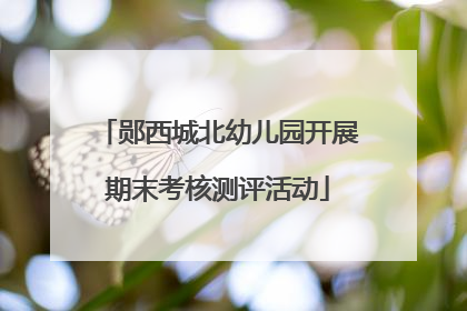 郧西城北幼儿园开展期末考核测评活动