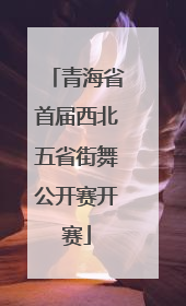 青海省首届西北五省街舞公开赛开赛