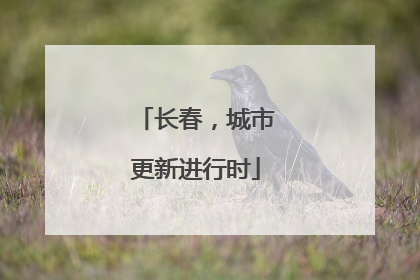 长春，城市更新进行时