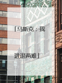 马斯克：我进退两难