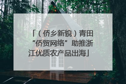 （侨乡新貌）青田“侨贸网络”助推浙江优质农产品出海