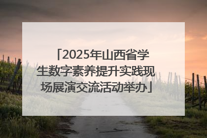 2025年山西省学生数字素养提升实践现场展演交流活动举办
