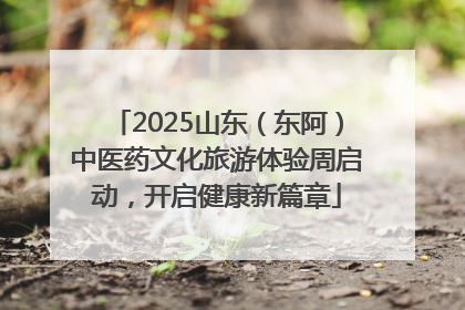 2025山东（东阿）中医药文化旅游体验周启动，开启健康新篇章